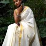 Gold Kerala Cotton Kasavu Saree