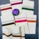 Cotton Blend Set Mundu with 0.25-Inch Golden & Color Border