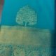 Blue Semi Silk Saree (Code -ST001)