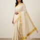 Cotton Butta Line Saree- Search code MK5721